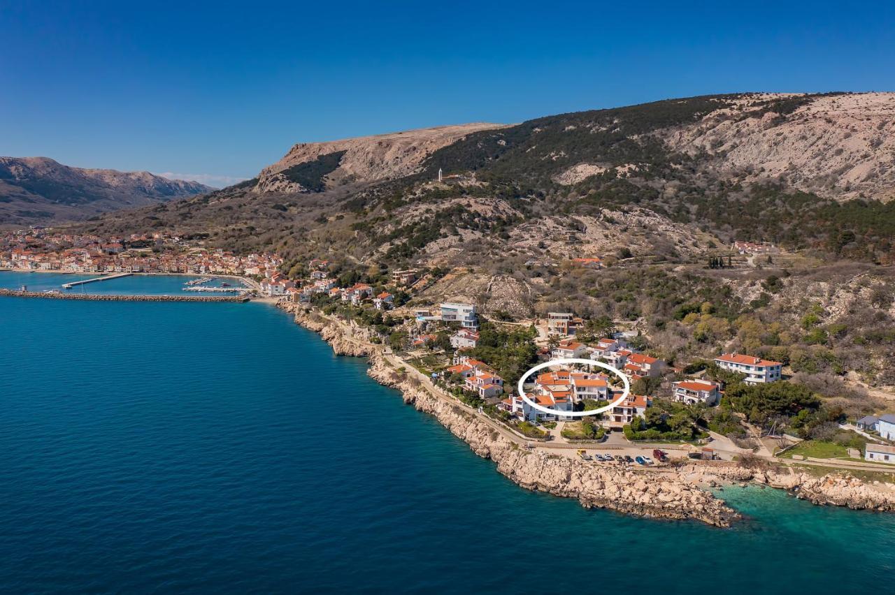 Apartments Kricin 14 Baška Esterno foto